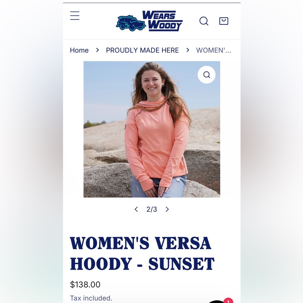 NWT Wears Woody hoodie